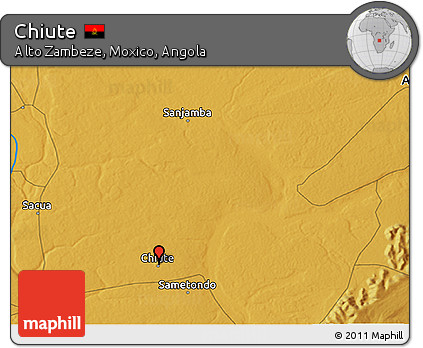 Physical 3D Map of Chiute