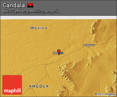 Physical 3D Map of Candala
