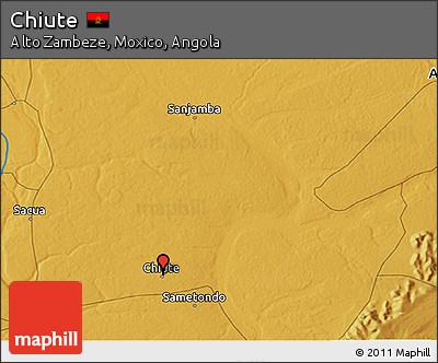 Physical 3D Map of Chiute