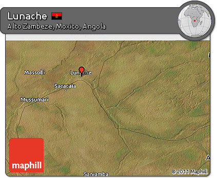 Satellite 3D Map of Lunache