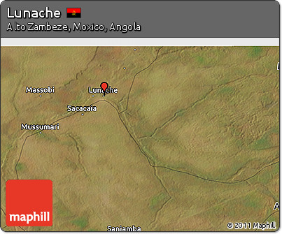 Satellite 3D Map of Lunache