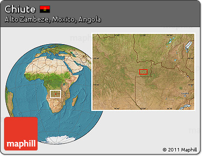 Satellite Location Map of Chiute