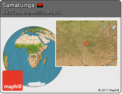 Satellite Location Map of Samatunga