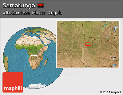 Satellite Location Map of Samatunga