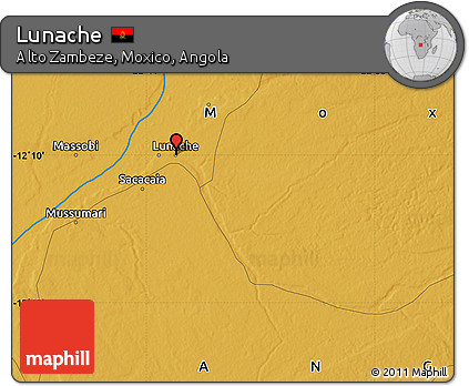 Physical Map of Lunache