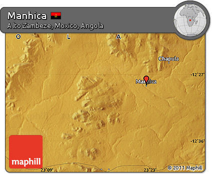 Physical Map of Manhica