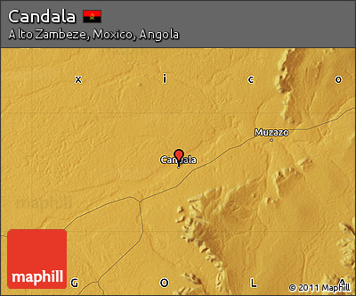 Physical Map of Candala