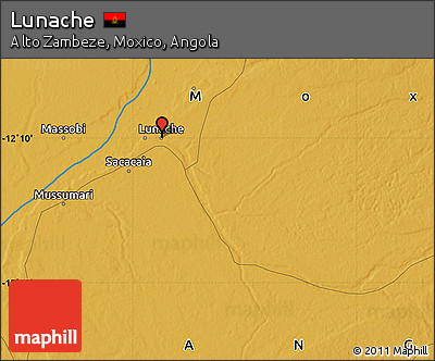 Physical Map of Lunache