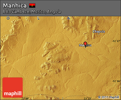 Physical Map of Manhica