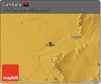 Physical Map of Candala