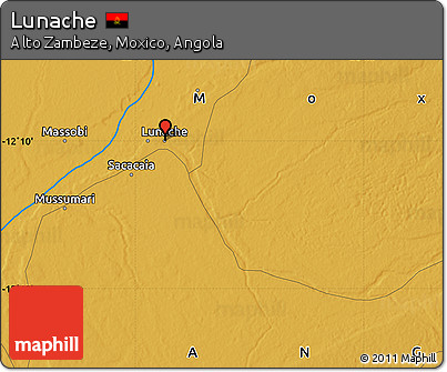 Physical Map of Lunache