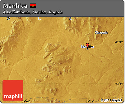 Physical Map of Manhica