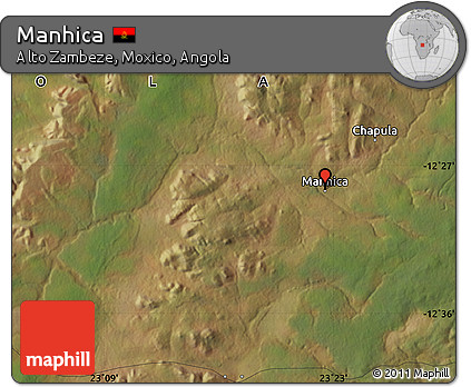 Satellite Map of Manhica