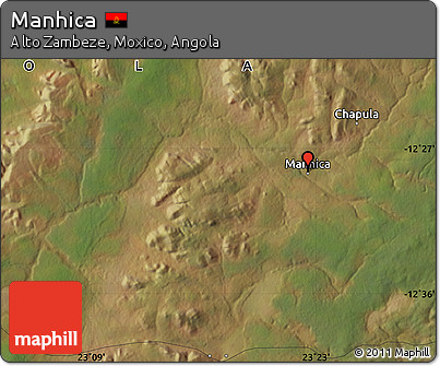 Satellite Map of Manhica