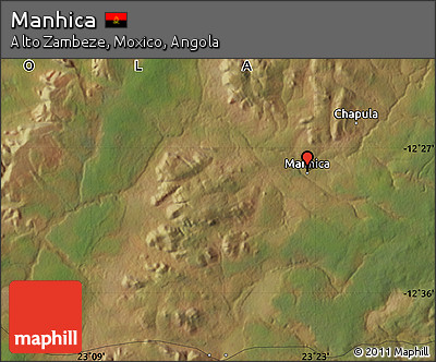 Satellite Map of Manhica
