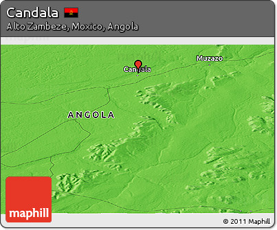 Political Panoramic Map of Candala
