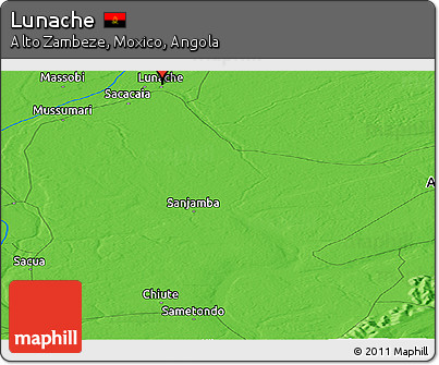 Political Panoramic Map of Lunache