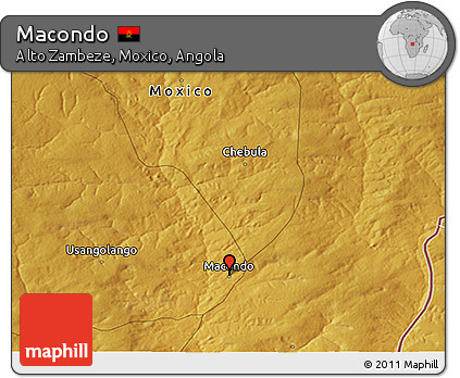 Physical 3D Map of Macondo