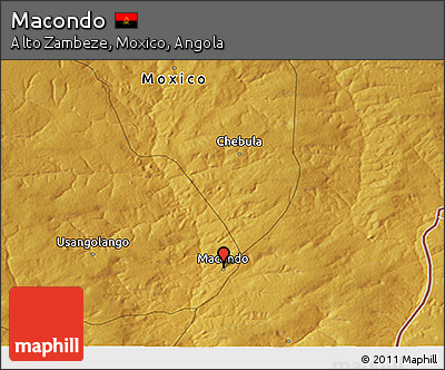 Physical 3D Map of Macondo