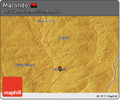 Physical 3D Map of Macondo