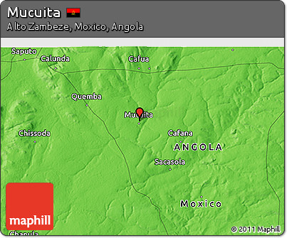 Political 3D Map of Mucuita