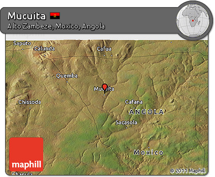 Satellite 3D Map of Mucuita