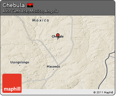 Shaded Relief 3D Map of Chebula