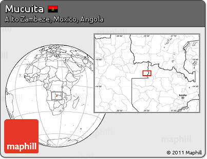 Blank Location Map of Mucuita