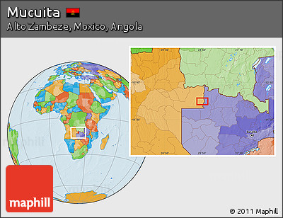 Political Location Map of Mucuita