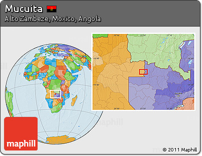 Political Location Map of Mucuita