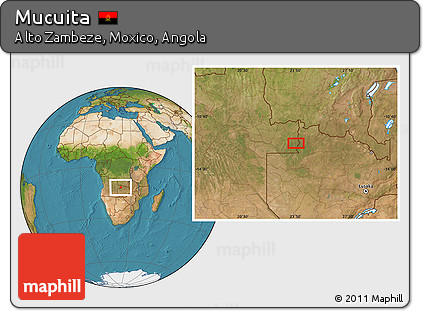 Satellite Location Map of Mucuita