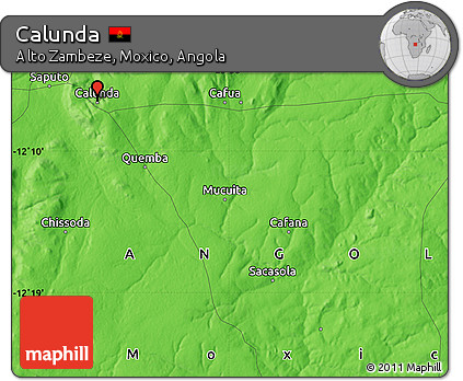 Political Map of Calunda
