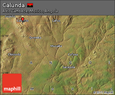 Satellite Map of Calunda