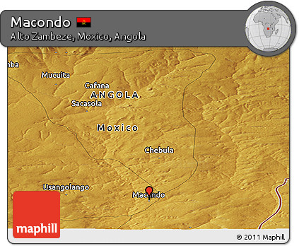 Physical Panoramic Map of Macondo