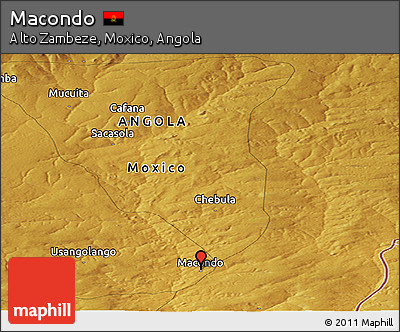 Physical Panoramic Map of Macondo