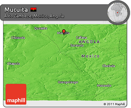 Political Panoramic Map of Mucuita