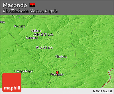 Political Panoramic Map of Macondo