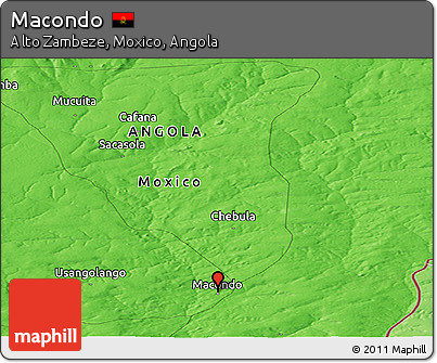 Political Panoramic Map of Macondo