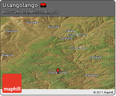 Satellite Panoramic Map of Usangolango