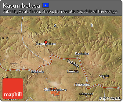 Satellite Map of Kasumbalesa