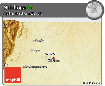 Physical 3D Map of Nchilinga