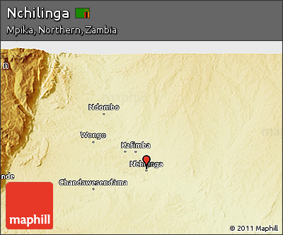 Physical 3D Map of Nchilinga