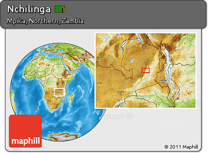 Physical Location Map of Nchilinga