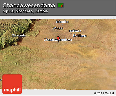 Satellite Panoramic Map of Chandawesendama