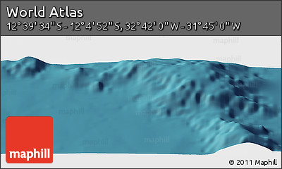 Satellite Panoramic Map of the Area around 12° 22' 13" S, 32° 13' 30" W