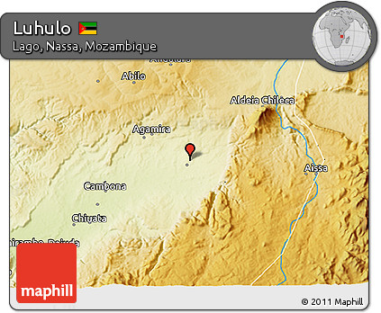 Physical 3D Map of Luhulo