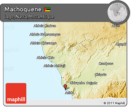 Physical 3D Map of Machoquene