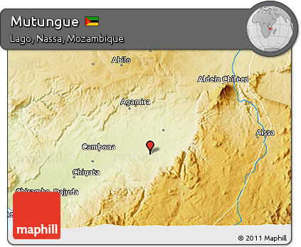 Physical 3D Map of Mutungue