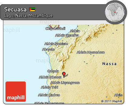 Physical 3D Map of Secuasa