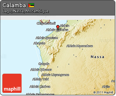 Physical 3D Map of Calamba